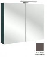 Зеркальный шкаф Jacob Delafon 700х650х143 мм EB786RU-G80 светло-коричневый глянцевый