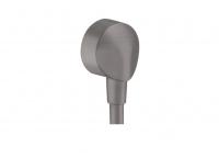 Шланговое подсоединение Hansgrohe FixFit E 27454340 шлифованный чёрный хром