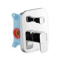 Смеситель встраиваемый Ravak 10° TD 065.00 (внешняя часть для 2 потребителей) X070070 хром