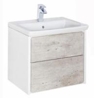 Тумба под раковину Roca Ronda 777х412 мм ZRU9303004 бетон/белый