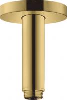 Потолочное подсоединение Hansgrohe S 10 см 27393990 полированное золото