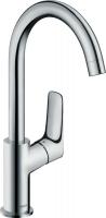 Смеситель для раковины Hansgrohe Logis 210 ComfortZone поворотный излив 71130000 хром