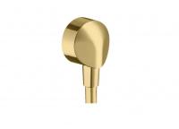 Шланговое подсоединение Hansgrohe FixFit E 27454990 полированное золото
