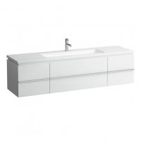 Тумба под раковину Laufen Case for Living Square 1790х375 мм 4013620754631 белый матовый