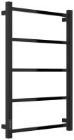 Полотенцесушитель электрический Стилье Формат 26 800х500 мм левый 17527-8050 чёрный