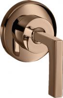 Запорный вентиль Axor Citterio (внешняя часть) 39960300 полированное красное золото