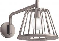 Верхний душ Axor LampShower/Nendo 275 1jet с держателем 26031800 сталь