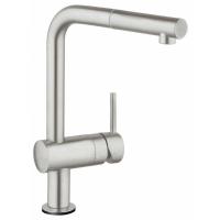 Смеситель для кухни Grohe Minta Touch сенсорный с выдвижным изливом 31 360 DC1 суперсталь