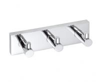 Планка с 3 крючками Bemeta Beta 132405232 хром