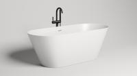 Ванна отдельностоящая Salini Mona S-Stone 170x72 см 102922M белый матовый