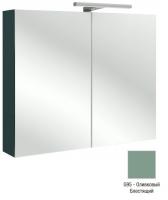 Зеркальный шкаф Jacob Delafon 800х650х143 мм EB1364-G95 оливковый глянцевый