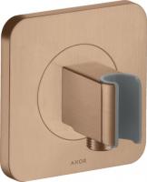 Шланговое подсоединение Axor Citterio E с держателем 36724310 шлифованное красное золото