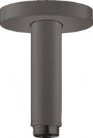 Потолочное подсоединение Hansgrohe S 10 см 27393340 шлифованный чёрный хром