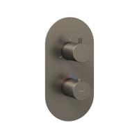 Термостат встраиваемый Ravak Espirit ES 067.20GB.O3 (для 3 потребителей) X070326 матовый графит