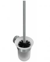 Туалетный ёрш Bemeta Neo подвесной, чёрная щётка 104113019 шлифованная сталь