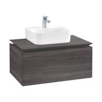 Тумба под раковину Villeroy & Boch Legato 800х500 мм B73300FQ дуб графитовый
