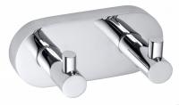 Планка с 2 крючками Bemeta Omega 104405202 хром