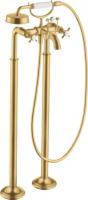 Смеситель для ванны Axor Montreux напольный 16547250 шлифованное золото