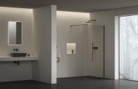 Душевая перегородка Ravak Walk-In Air Wall-100 GW9WA0300Z1C чёрный/прозрачный