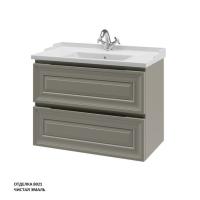 Тумба под раковину Caprigo Ponza-A 80 790х470 мм (2 ящика) 13522 В021 серый камень чистая эмаль