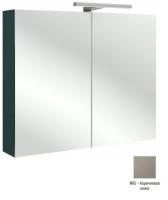 Зеркальный шкаф Jacob Delafon 800х650х143 мм EB1364-NR2 коричневая кожа