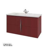 Тумба под раковину Caprigo Novara 100 970х468 мм (эмаль) 34917 B013 красное вино