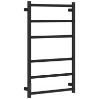 Полотенцесушитель электрический Стилье Формат 27 800х500 мм левый 17529-8050 чёрный