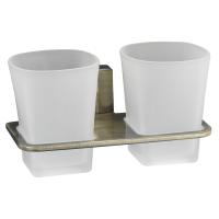 Стакан двойной WasserKraft Exter K-5228D светлая бронза