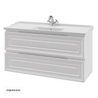 Тумба под раковину Caprigo Ponza-A 120 1190х470 мм (2 ящика) 13521 В231 белый