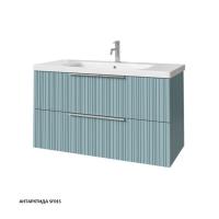 Тумба под раковину Caprigo Rain 100 976х446 мм (2 ящика) 36514 SF-015 антарктида