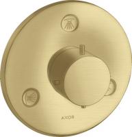 Запорный/переключающий вентиль Axor Starck Trio/Quattro (внешняя часть) 10930250 шлифованное золото
