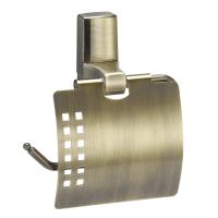 Держатель туалетной бумаги с крышкой WasserKraft Exter K-5225 светлая бронза