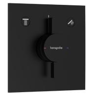 Смеситель Hansgrohe DuoTurn E (внешняя часть для 2 потребителей) 75417670 матовый чёрный