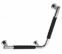 Поручень изогнутый Bemeta Omega 470 мм левый 104507721 хром/чёрный