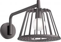 Верхний душ Axor LampShower/Nendo 275 1jet с держателем 26031340 шлифованный чёрный хром