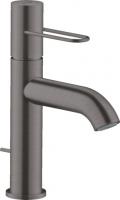Смеситель для раковины Axor Uno 100 ComfortZone 38023340 шлифованный чёрный хром