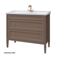 Тумба под раковину Caprigo Albion Concept 100 980х450 мм (2 ящика) 34014 TP809 шоколад