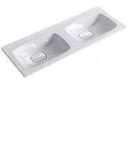 Раковина Aqwella Malaga 1218х450 мм двойная Mal.12.04.D белый