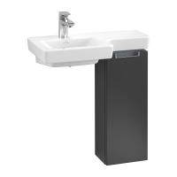 Тумба под раковину Villeroy & Boch Subway 2.0 240х187 мм R A81811PD лак чёрный матовый
