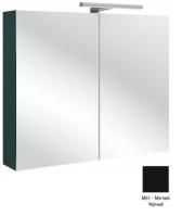 Зеркальный шкаф Jacob Delafon 800х650х143 мм EB796RU-M61 чёрный матовый