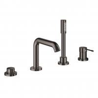 Смеситель для ванны Grohe Essence на 4 отверстия 19 578 A01 тёмный графит