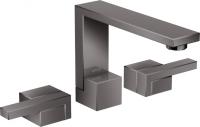 Смеситель для раковины Axor Edge 130 ComfortZone на 3 отверстия 46050330 полированный чёрный хром