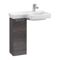 Тумба под раковину Villeroy & Boch Subway 2.0 240х187 мм L A81910FQ дуб графитовый