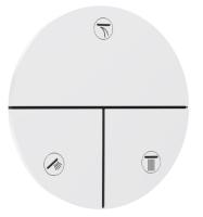 Запорный вентиль Hansgrohe ShowerSelect Comfort S (внешняя часть для 3 потребителей) 15558700 матовый белый