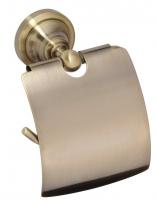 Держатель туалетной бумаги с крышкой Bemeta Retro 144112017 бронза