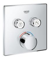 Смеситель Grohe SmartControl (внешняя часть для 2 потребителей) 29 148 000 хром