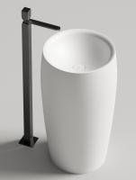 Раковина напольная Salini Alda 03 Ø470 мм S-Stone 130321M белый матовый