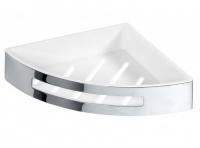 Полка для душа угловая Bemeta Cytro 220х220 мм 146208016 белый/хром