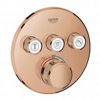 Термостат Grohe Grohtherm SmartControl (внешняя часть для 3 потребителей) 29 121 DA0 тёплый закат