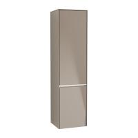 Пенал Villeroy & Boch Collaro 454х349х1538 мм петли слева, с подсветкой C034L0VG трюфель серый
